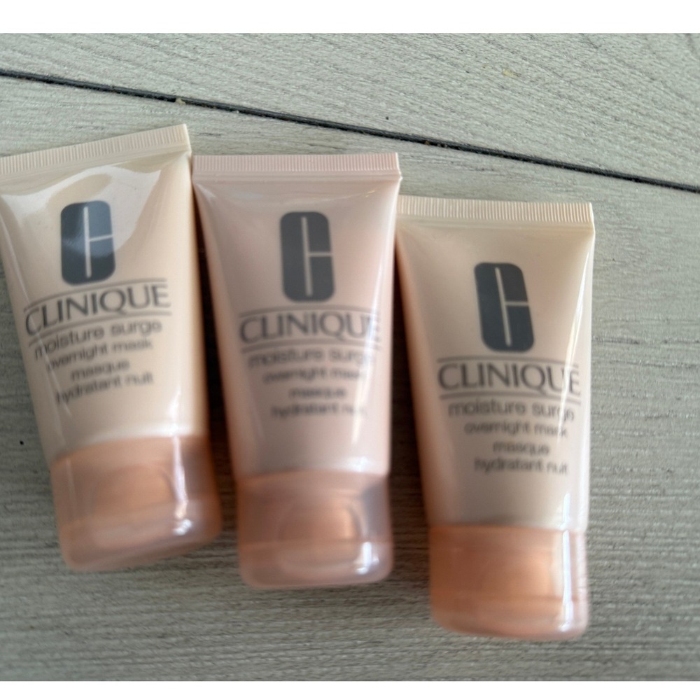 Clinique Moisture Surge Overnight Mask 1oz 30ml Travel Size Lot of 3 New - Picture 1 of 3